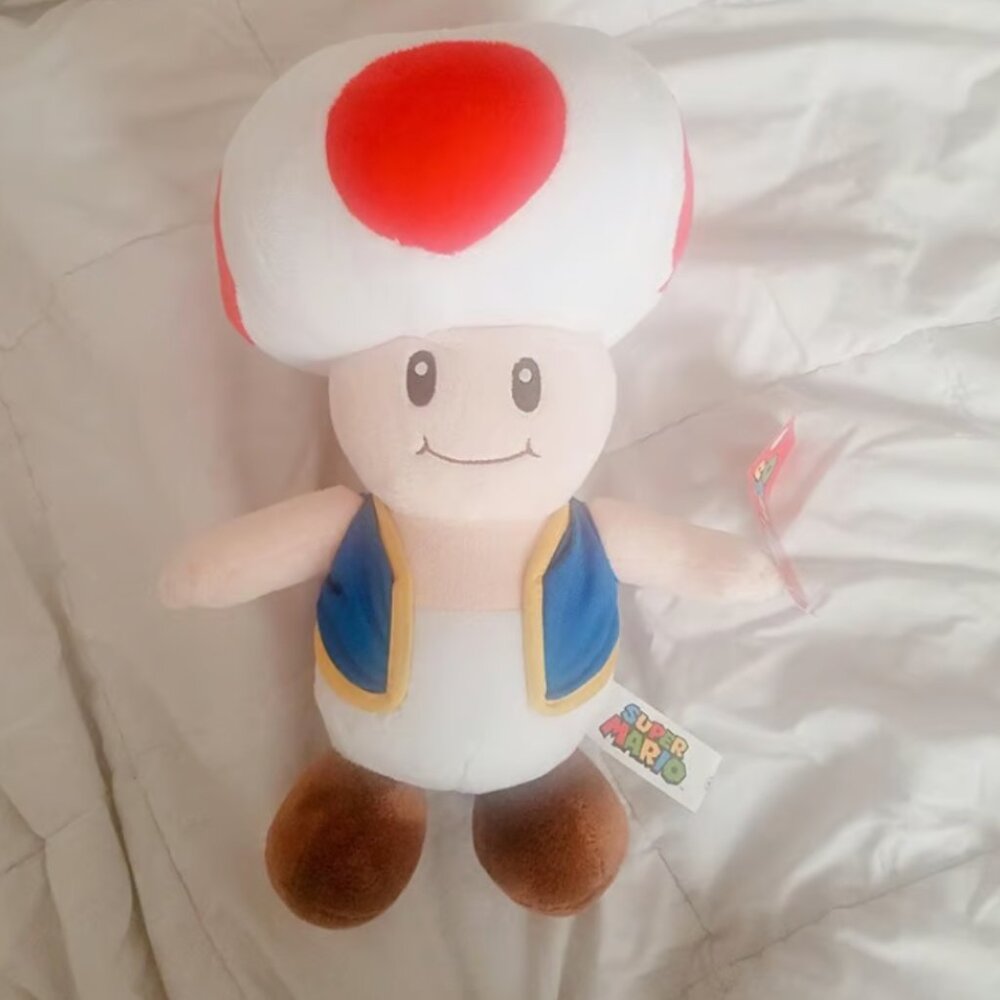 NWT Super Mario Toad stuffed plushie